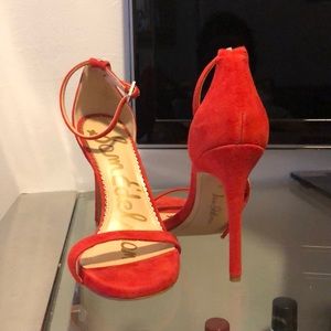 Sam Edelman Ariella Candy Red Heels